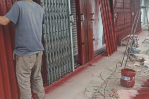 folding-gate Pemasangan folding gate